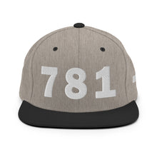 Load image into Gallery viewer, 781 Area Code Snapback Hat