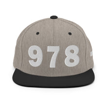 Load image into Gallery viewer, 978 Area Code Snapback Hat