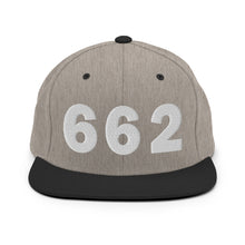 Load image into Gallery viewer, 662 Area Code Snapback Hat