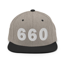 Load image into Gallery viewer, 660 Area Code Snapback Hat