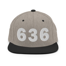 Load image into Gallery viewer, 636 Area Code Snapback Hat