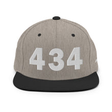 Load image into Gallery viewer, 434 Area Code Snapback Hat