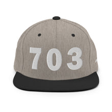 Load image into Gallery viewer, 703 Area Code Snapback Hat