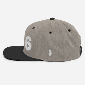 856 Area Code Snapback Hat