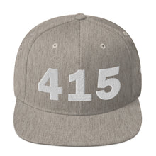 Load image into Gallery viewer, 415 Area Code Snapback Hat