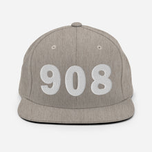 Load image into Gallery viewer, 908 Area Code Snapback Hat