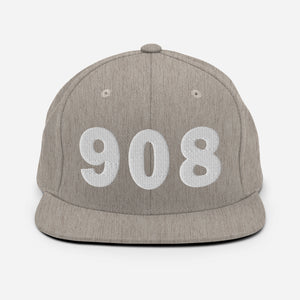 908 Area Code Snapback Hat