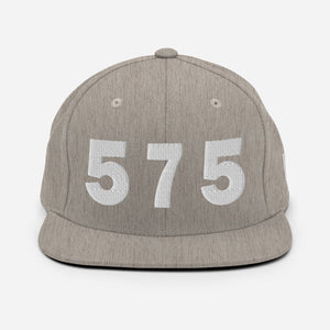 575 Area Code Snapback Hat