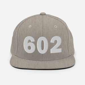 602 Area Code Snapback Hat