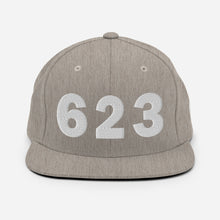 Load image into Gallery viewer, 623 Area Code Snapback Hat