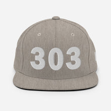 Load image into Gallery viewer, 303 Area Code Snapback Hat