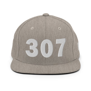 307 Area Code Snapback Hat