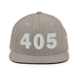 405 Area Code Snapback Hat