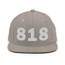 Load image into Gallery viewer, 818 Area Code Snapback Hat