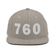 Load image into Gallery viewer, 760 Area Code Snapback Hat