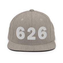 Load image into Gallery viewer, 626 Area Code Snapback Hat