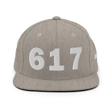 Load image into Gallery viewer, 617 Area Code Snapback Hat