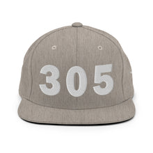 Load image into Gallery viewer, 305 Area Code Snapback Hat