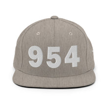 Load image into Gallery viewer, 954 Area Code Snapback Hat