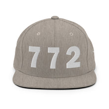 Load image into Gallery viewer, 772 Area Code Snapback Hat