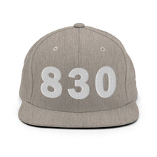 Load image into Gallery viewer, 830 Area Code Snapback Hat