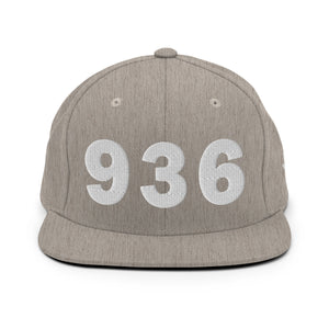 936 Area Code Snapback Hat