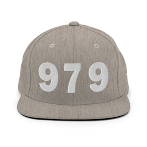 979 Area Code Snapback Hat