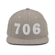 Load image into Gallery viewer, 706 Area Code Snapback Hat