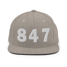 Load image into Gallery viewer, 847 Area Code Snapback Hat