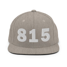 Load image into Gallery viewer, 815 Area Code Snapback Hat