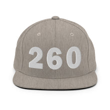 Load image into Gallery viewer, 260 Area Code Snapback Hat