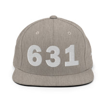 Load image into Gallery viewer, 631 Area Code Snapback Hat