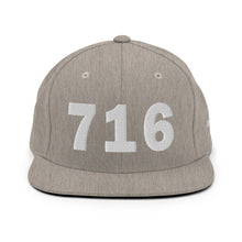 Load image into Gallery viewer, 716 Area Code Snapback Hat