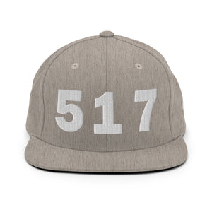 517 Area Code Snapback Hat