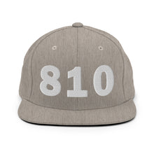 Load image into Gallery viewer, 810 Area Code Snapback Hat