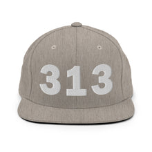 Load image into Gallery viewer, 313 Area Code Snapback Hat