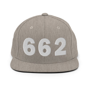 662 Area Code Snapback Hat