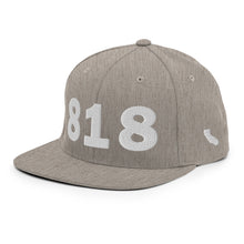 Load image into Gallery viewer, 818 Area Code Snapback Hat