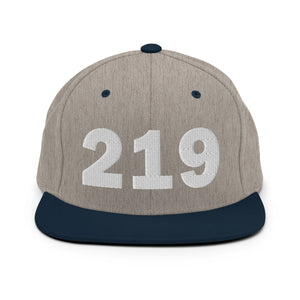 219 Area Code Snapback Hat