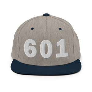 601 Area Code Snapback Hat