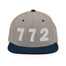 Load image into Gallery viewer, 772 Area Code Snapback Hat