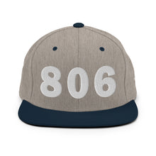 Load image into Gallery viewer, 806 Area Code Snapback Hat