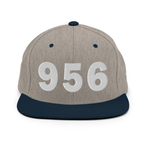 956 Area Code Snapback Hat