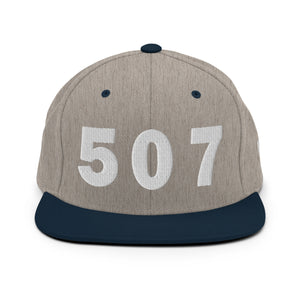 507 Area Code Snapback Hat