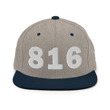 Load image into Gallery viewer, 816 Area Code Snapback Hat