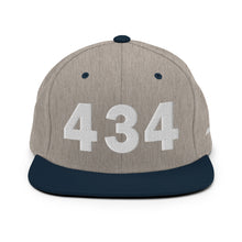 Load image into Gallery viewer, 434 Area Code Snapback Hat