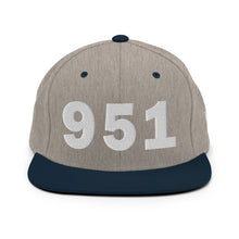 Load image into Gallery viewer, 951 Area Code Snapback Hat