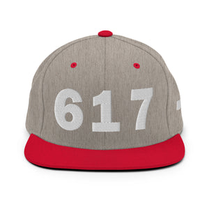 617 Area Code Snapback Hat