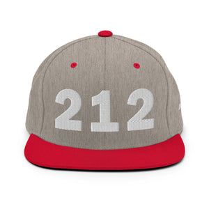 212 Area Code Snapback Hat