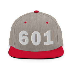 601 Area Code Snapback Hat